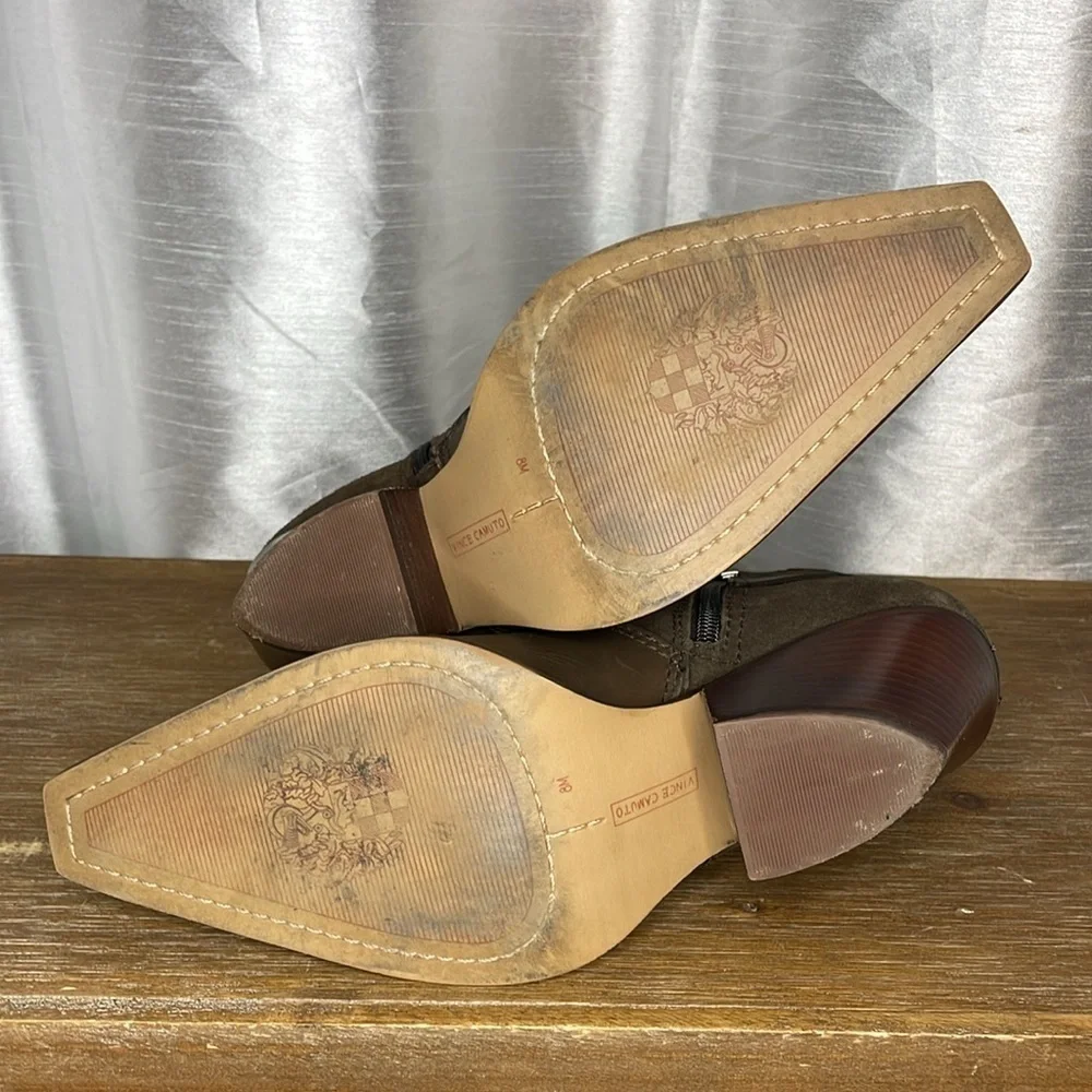 Vince Camuto Women’s 8 Leather Ankle Bootie